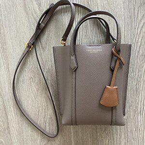 Tory Burch Mini Perry Tote in color Clam Shell